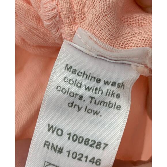 NEW Michael Stars Viola Sz XL Peach Double Gauze Split Neck Tank Top Blouse NWOT - Picture 5 of 6